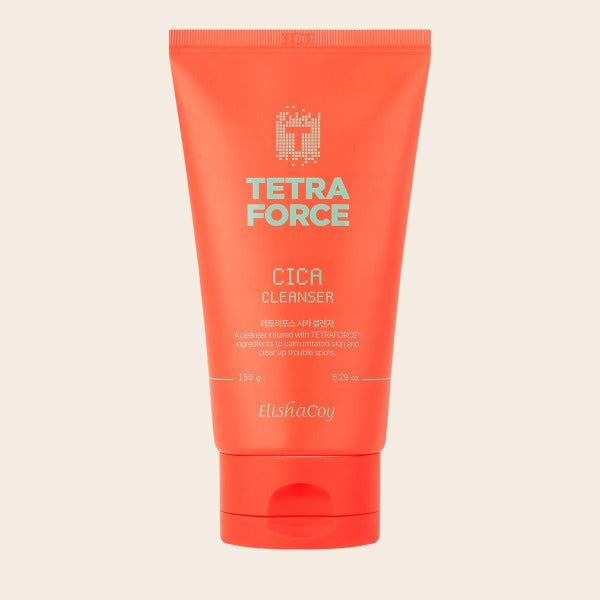 TETRAFORCE CICA Foam Cleanser tube for acne care.