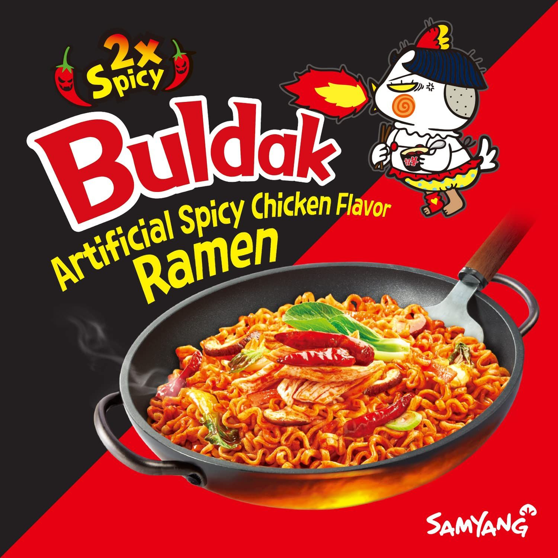 Home Samyang Buldak Ramen Extra Spicy Hot Chicken Flavor 5 Packs  home-samyang-buldak-ramen-extra-spicy-hot-chicken-flavor-5-packs