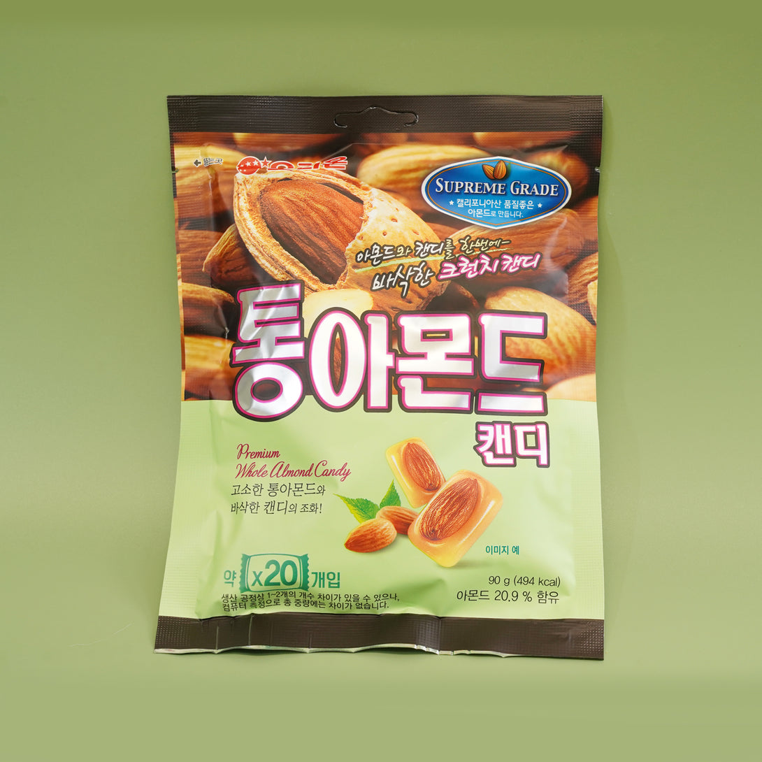 Orion Whole Almond Candy - with whole roasted almonds 90g - DynaMart
