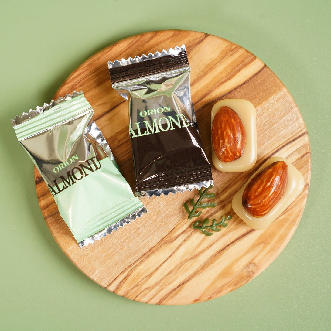 Orion Whole Almond Candy - with whole roasted almonds 90g - DynaMart