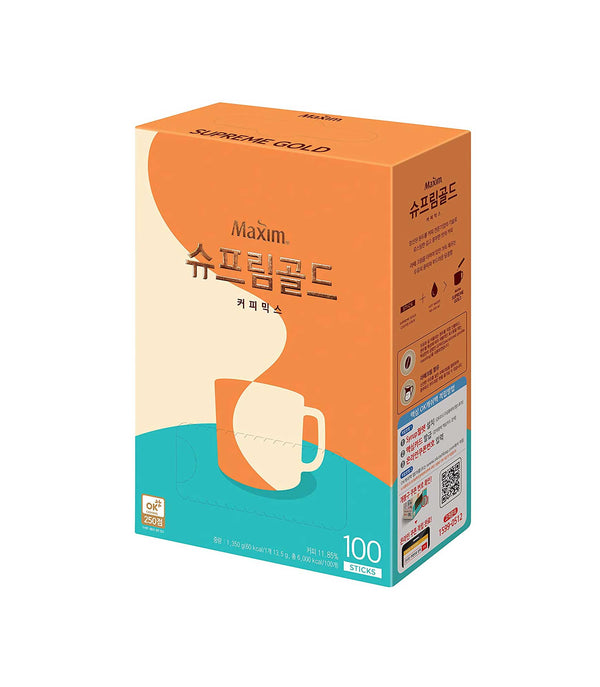 MAXIM SUPREME GOLD COFFEE - 100pks - DynaMart