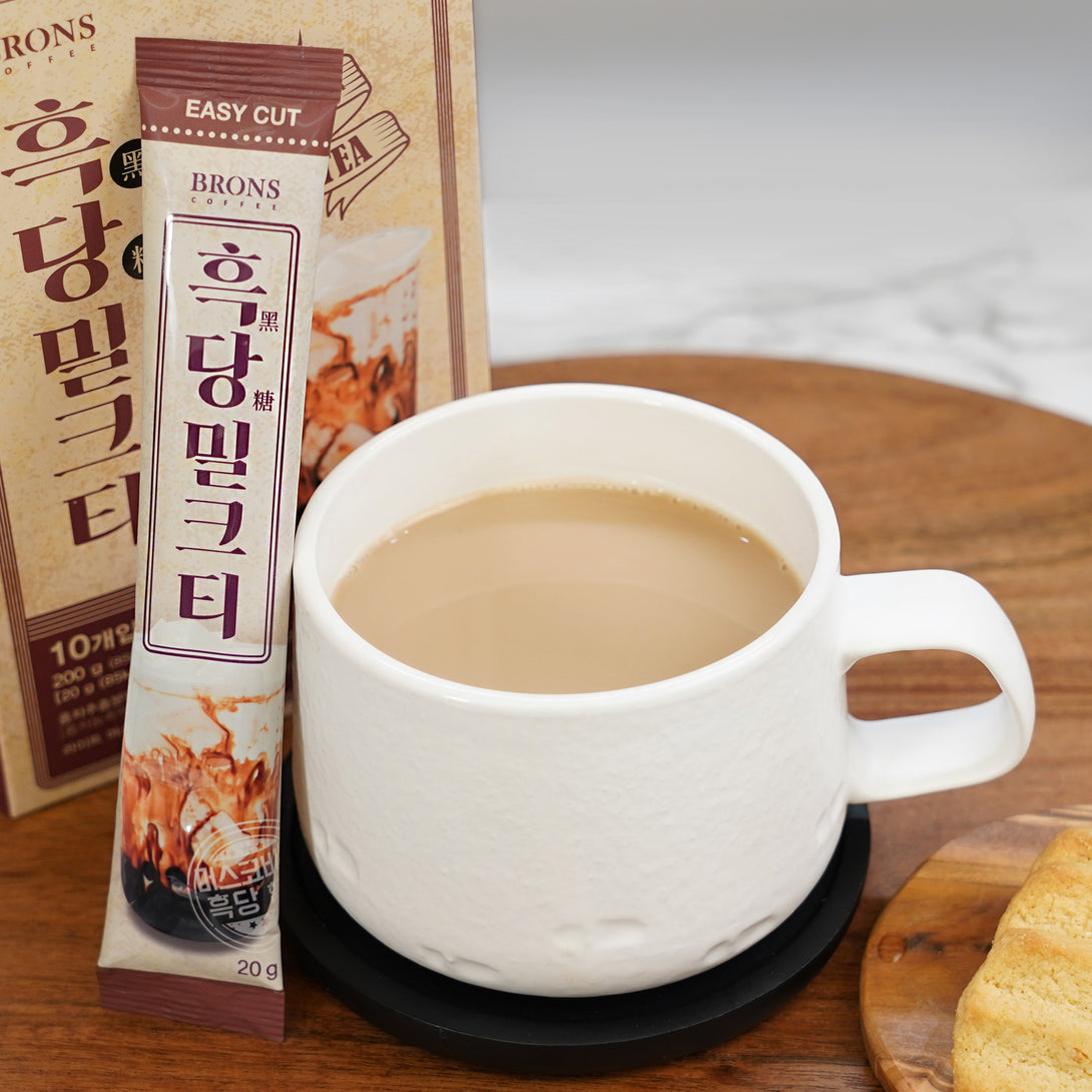Brons Brown Sugar Milk Tea 10 Stick - DynaMart