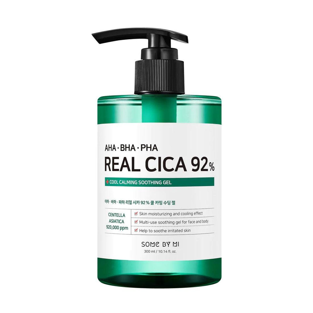 AHA/BHA/PHA Real CICA 92% Cool Calming Soothing Gel 300ml -SOME BY MI- DynaMart