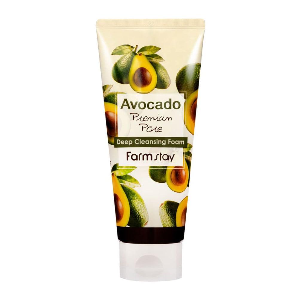 Avocado Premium Pore Deep Cleansing Foam 180ml -Farm Stay- DynaMart