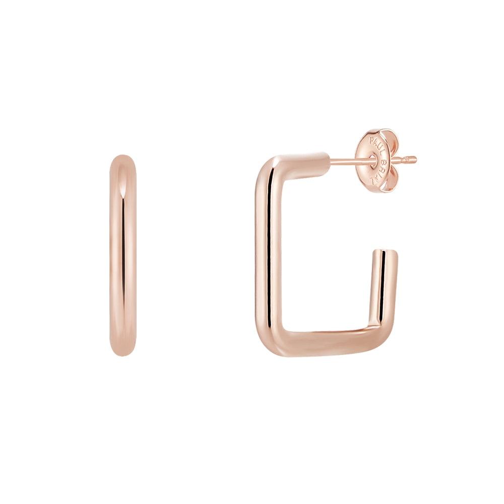 Basic Square Earring -PAUL BRIAL- DynaMart
