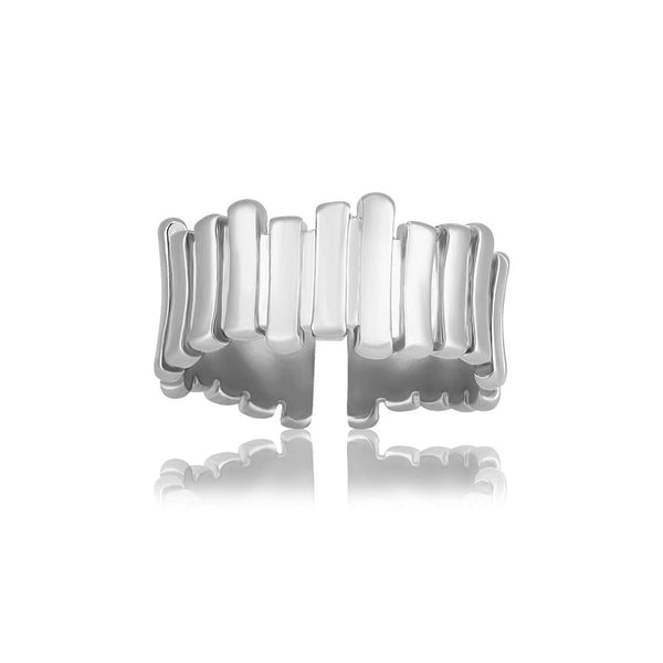 Castle Band Ring White -PAUL BRIAL- DynaMart