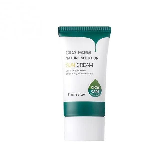 Cica Farm Nature Solution Sun Cream SPF50+/PA++++ 50g -Farm Stay- DynaMart