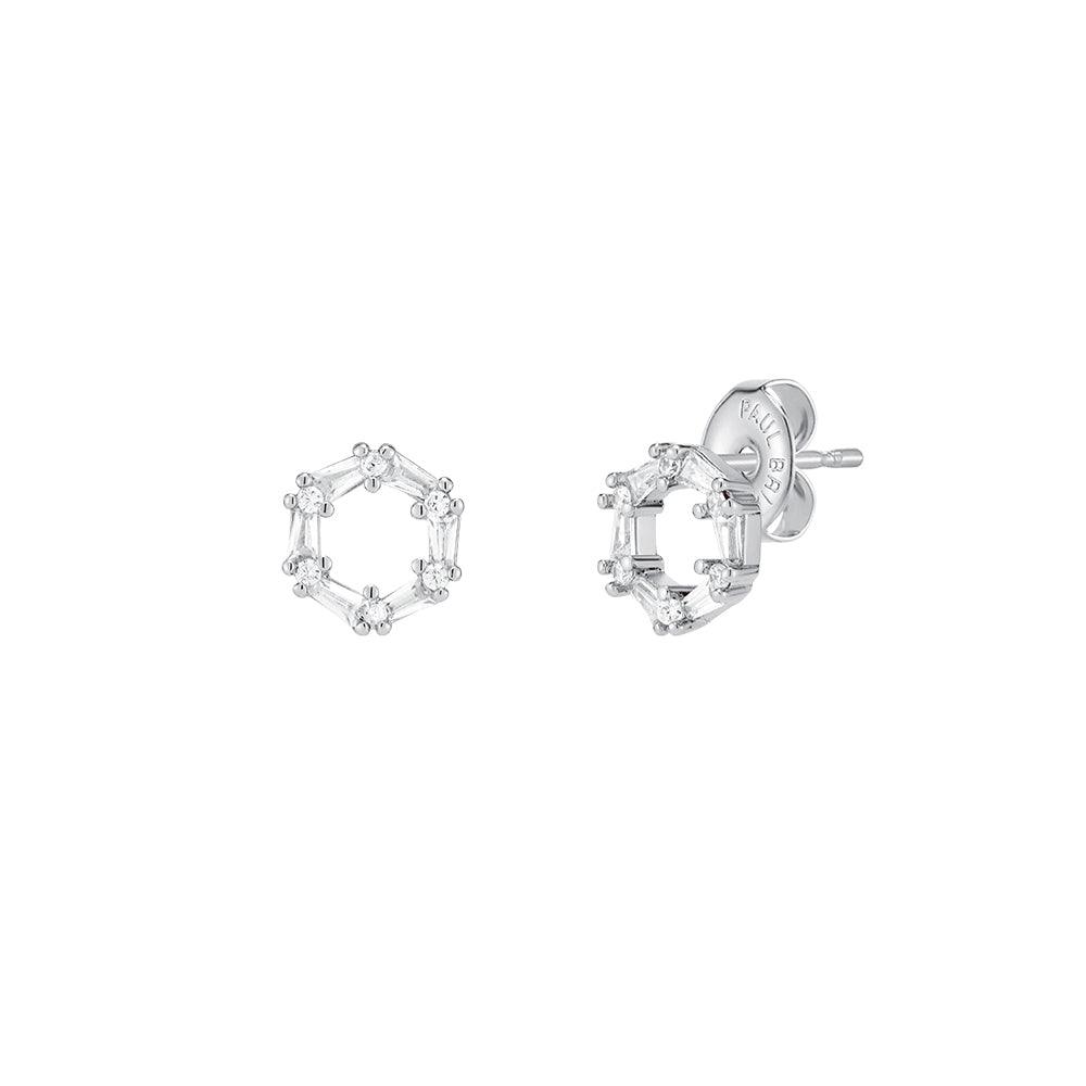 Circle Cubic Earrings -PAUL BRIAL- DynaMart