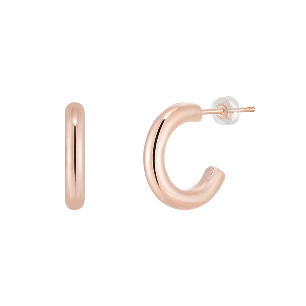 Donut Ring Earrings Pink -PAUL BRIAL- DynaMart