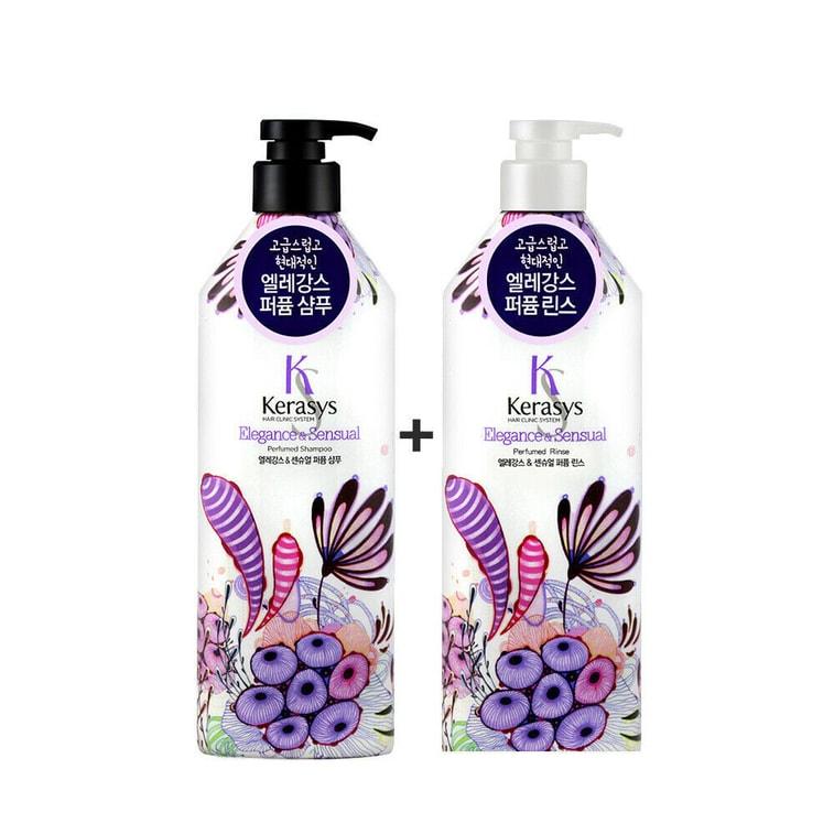 Elegance&Sensual Perfumed Set Shampoo+Conditioner(600ml+600ml) -AEKYUNG- DynaMart