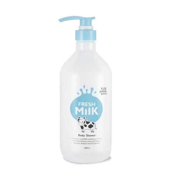 Fresh Milk Body Shower 1000ml -SOMANG- DynaMart