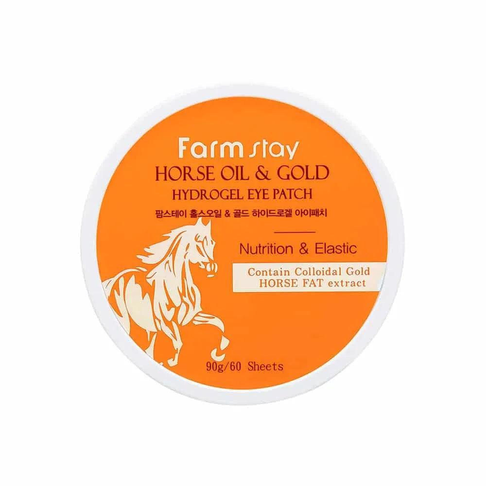 Home [Farm Stay] Horse Oil & Gold Hydrogel Eye Patch 60 Sheet