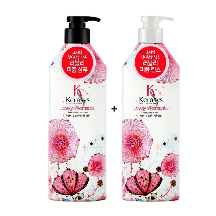 Lovely&Romantic Perfumed Set Shampoo + Conditioner (600ml+600ml) -AEKYUNG- DynaMart