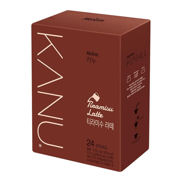 Maxim Kanu Tiramisu Latte 17.3g*24 sticks -Dongsuh- DynaMart