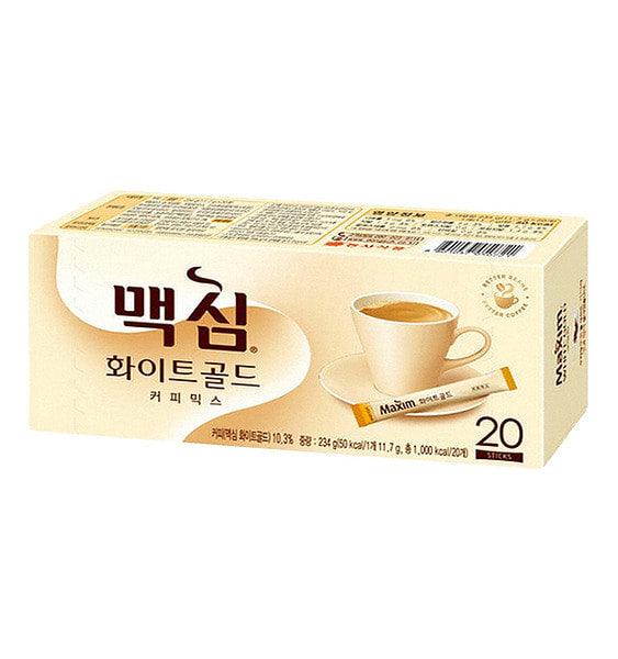 Maxim Mocha White Gold Coffee Mix 12G X 20 Sticks -Dongsuh- DynaMart