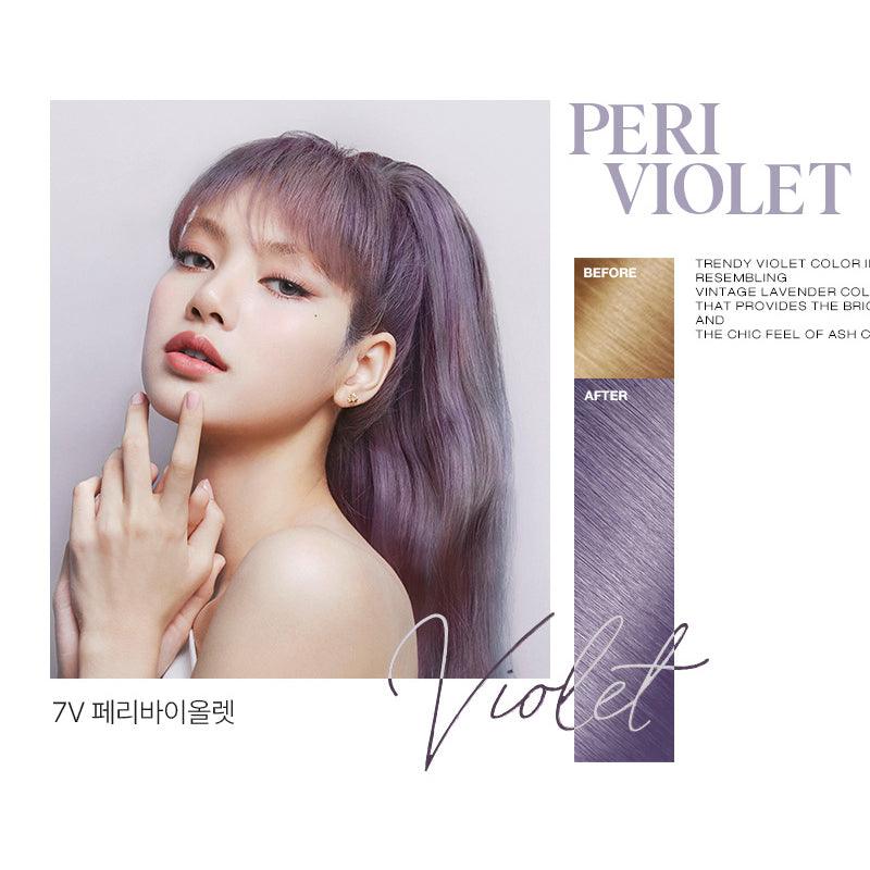 *NEW Color* Hello Bubble Hair Dye 7V Peri Violet -Amore Pacific MISE EN SCENE- DynaMart