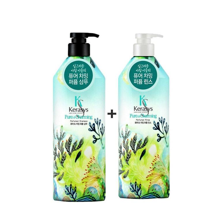 Pure&Charming Perfumed Set Shampoo+Conditioner(600ml+600ml) -AEKYUNG- DynaMart