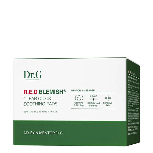 R.E.D Blemish Clear Quick Soothing Pads 70pcs -Dr.G- DynaMart