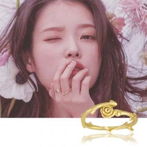Rose Vine Ring Yellow -PAUL BRIAL- DynaMart