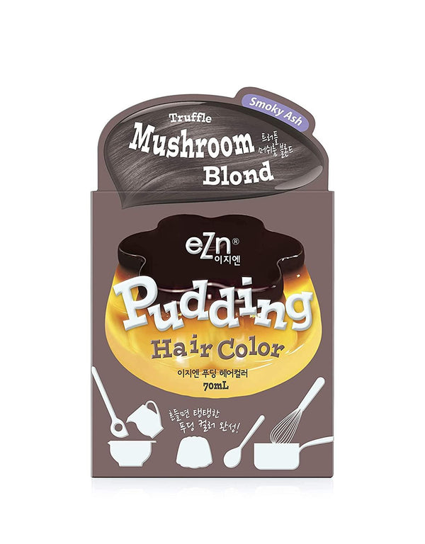 Shaking Pudding Hair Color #Mushroom Blond (Colorant 70ml + Developer 70ml) -EZN- DynaMart