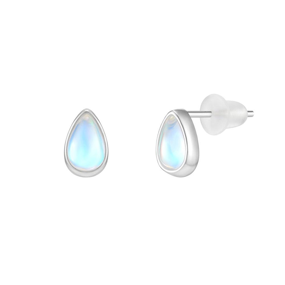 [Silver] Aurora Water Drop Earrings -PAUL BRIAL- DynaMart