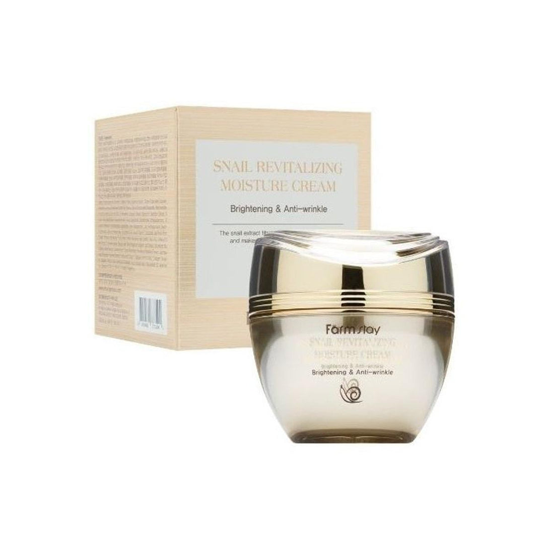 Snail Revitalizing Moisture Brightening&Anti-wrinkle Cream 50ml -Farm Stay- DynaMart