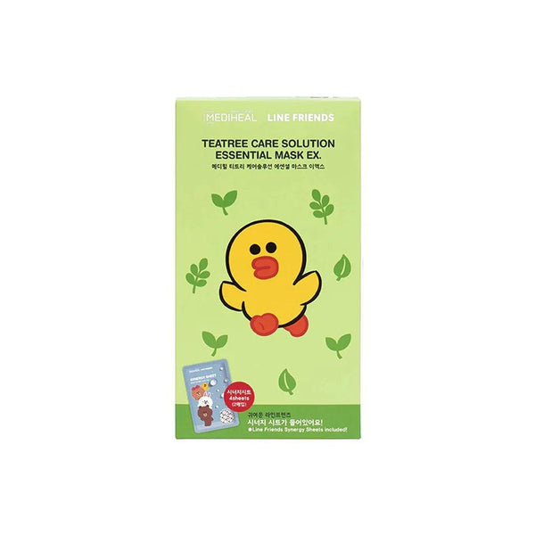 Teatree Care Solution Essential Mask 8pcs/boxes included 2 pcs Synergy Sheets -MEDIHEAL- DynaMart