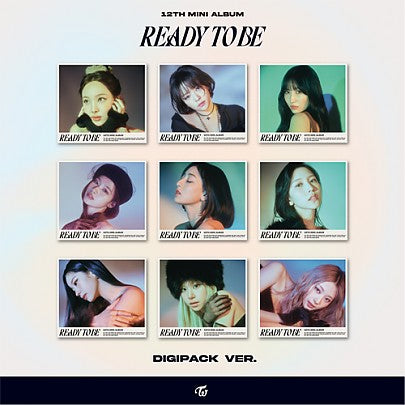 TWICE - 12th Mini Album [ READY TO BE ] (Digipack ver.) - DynaMart