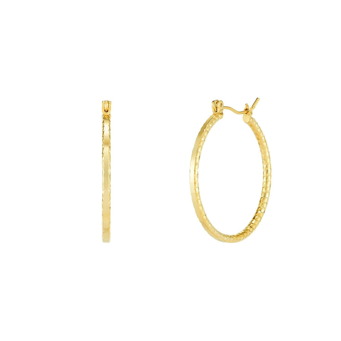 Twinkle Hoop ring Earrings -PAUL BRIAL- DynaMart