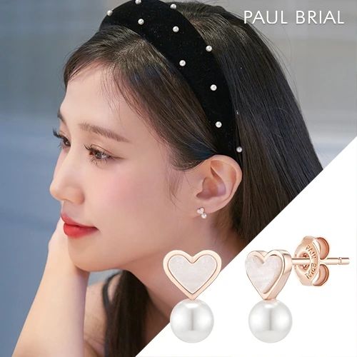 Heart Pearl Earrings - DynaMart