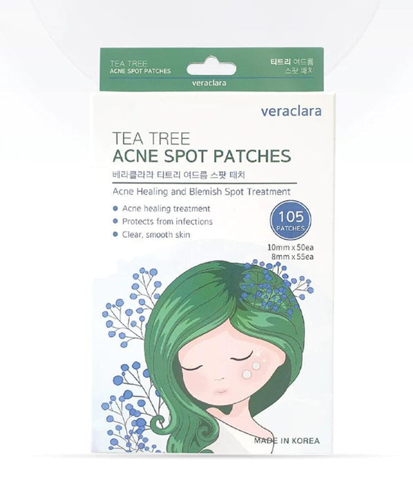 Veraclara Tea Tree Acne Spot Patches 105patches 1Pack -Veraclara- DynaMart