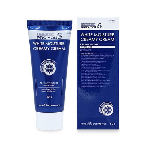 White Moisture Creamy Cream 50ml -PRO YOU PROFESSIONAL- DynaMart